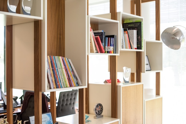 Como organizar uma coleção de livros em um apartamento pequeno?